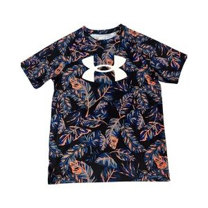 Under Armour Kids' Dri-Fit Leaf Print Top